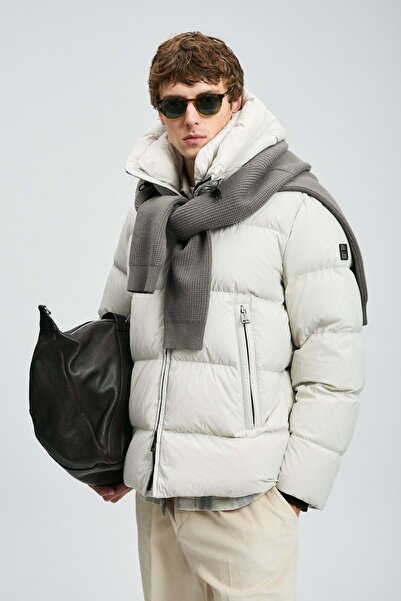 Lufian 112120250 Tommy Goose down Men's Coat Stone