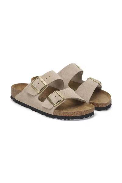 Birkenstock Arizona Suede Leather - Sandcastle