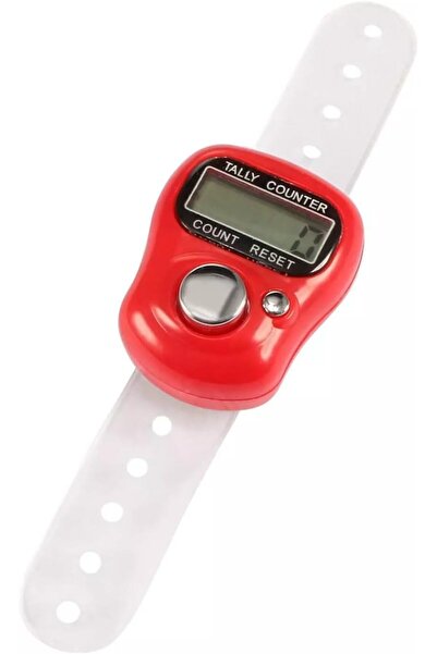 Generic Portable Multi-Color Digital Tasbih Ring Counter with LCD Display and Reset Button