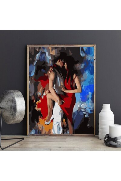 Pictorul Fericit Bachata - Painting by numbers