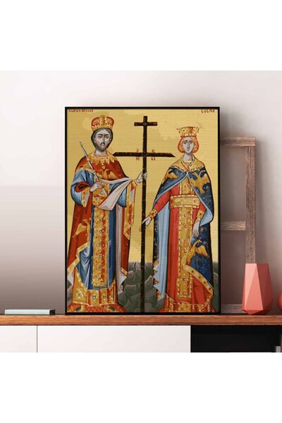 Pictorul Fericit Sfinții Constantin și Elena - Pictură pe numere