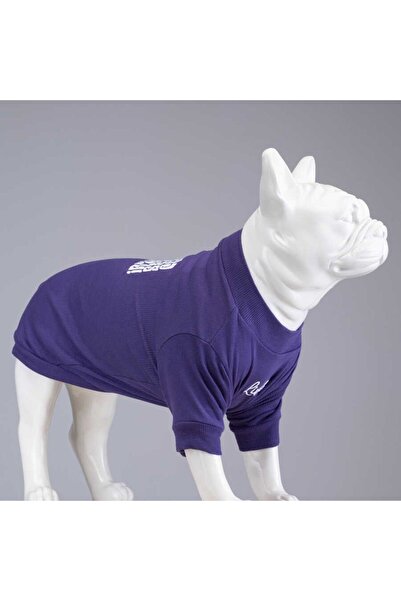 Lindodogs تي شيرت Lindo Dogs Good Vibes Only Flex كلب باللون الأزرق مقاس 2