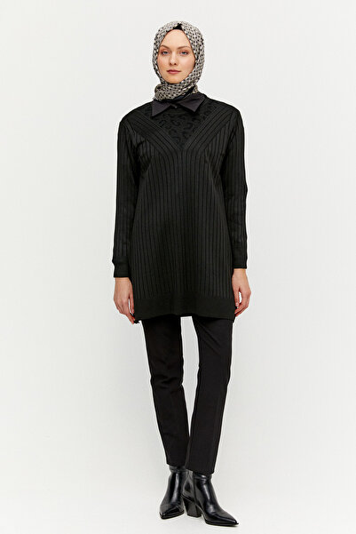 Setrms Leopar Desenli Sim Detaylı Tunik