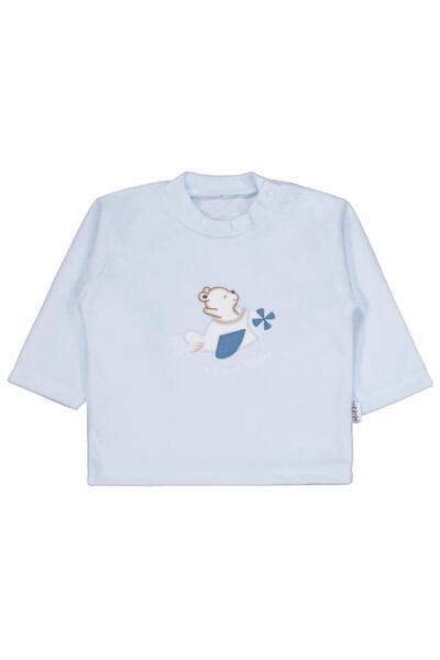 Minidamla طقم فيلبوا للأولاد مكون من قطعتين من عمر 1 إلى 6 أشهر - رمادي من عمر 3 إلى 6 أشهر