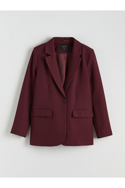 LC Waikiki Peak Yeni Sezon Krep Kadın Blazer Ceket