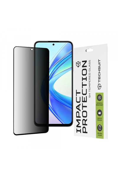 HONOR Folie de protectie Ecran Privacy Techsuit pentru X7b 5G / 90 Smart / X7b 4G, Sticla
