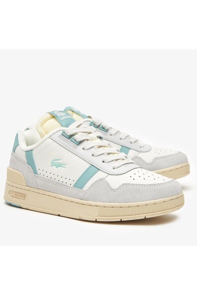 Lacoste T-Clip Γυναικεία αθλητικά παπούτσια Casual Κρέμα για αθλητικά παπούτσια