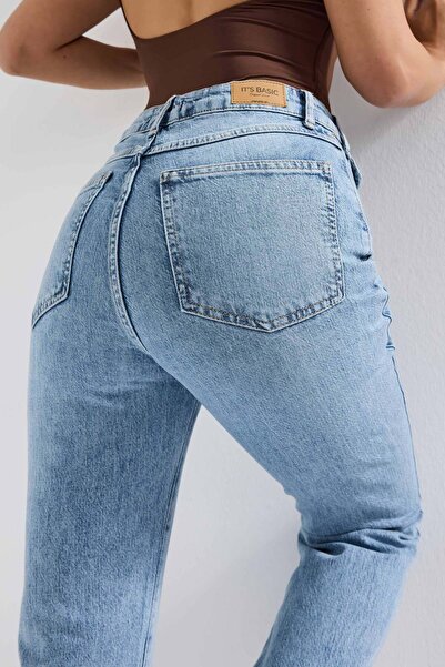 its basic Women's Ice Denim Color 4S6-3 Flare Fit Viscose Elastane Fabric Denim Jean