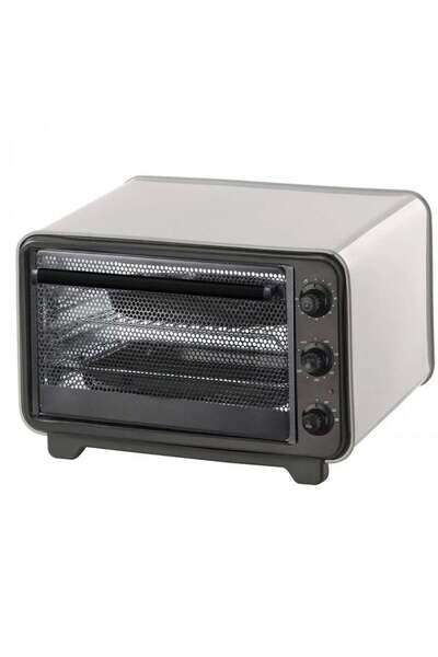 KUMTEL Electric Oven 3 Knobs, 36L Silver - KF-3225