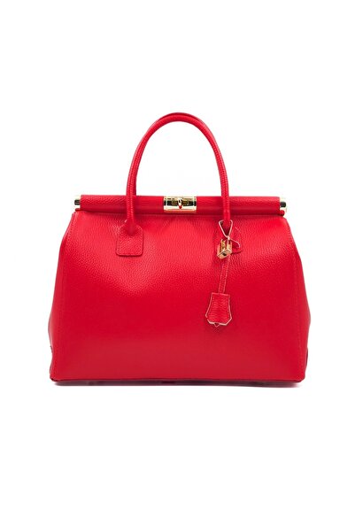 Posete Fagaras Jennifer Leather Purse - Red, Genuine Leather Office Bag, Handbag, Bags