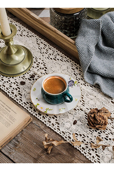 Shuer Ceramic Coffee cup, Espresso cup,Arabic coffee cup,Turkish coffee cup, Cup and Saucer Set 100ML