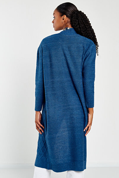 Hopoi Women's Baklava Pattern Midi Cardigan