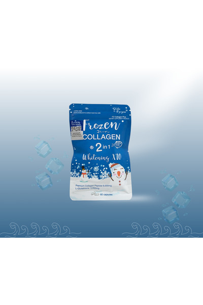 Gluta Frozen Frozen Collagen 2 in 1 for brightening and supporting skin radiance – 60 Capsules