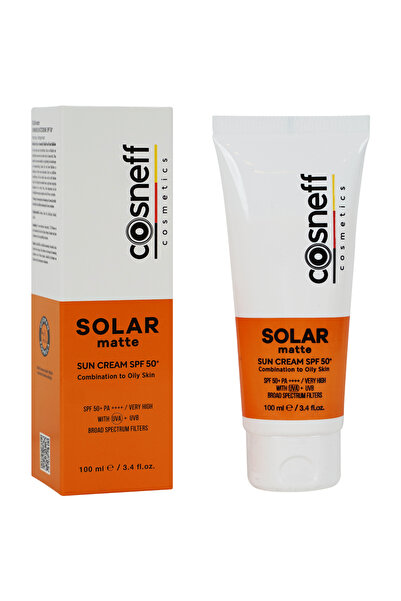 COSNEFF COSMETICS SOLAR matte SUN CREAM COMBINATION TO OILY SKIN