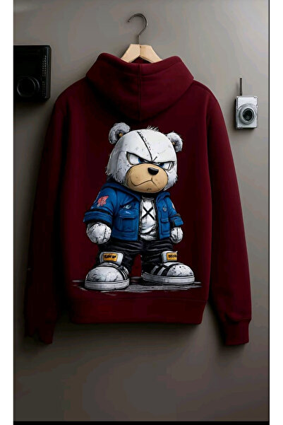 ZEMLİYA Φούτερ με κουκούλα υψηλής ποιότητας με στάμπα – Χαλαρή εφαρμογή, καθη...