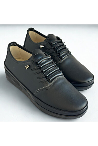 Kardeşler SHOE حذاء باليرينا نسائي فائق الراحة بنعل مطاطي متوسط الارتفاع وربا...