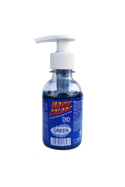 BES Cosmetic Hair Dye 'MOVIE COLORS' - Green, 130 ml,