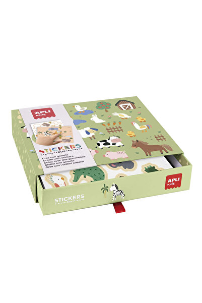 Apli Kids Cutia mea de stickere - Animalele și habitatul lor