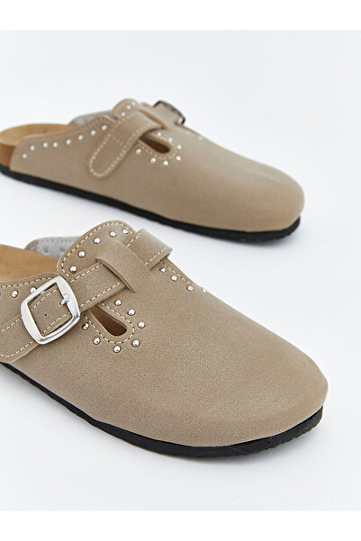 LC Waikiki Suede Look Girls' House Slippers