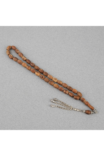 LapisDo Blind Thorn Tree Alpaca Tassel Barrel Cut 7.5X10Mm Prayer Beads