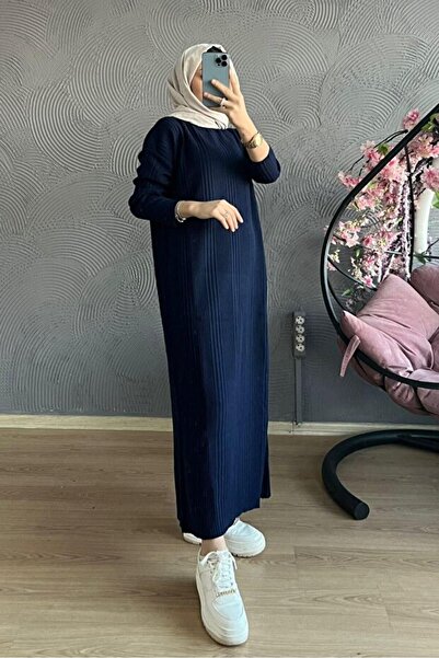 GALAVİP Women's Soft Textured Knitwear Dress Hijab