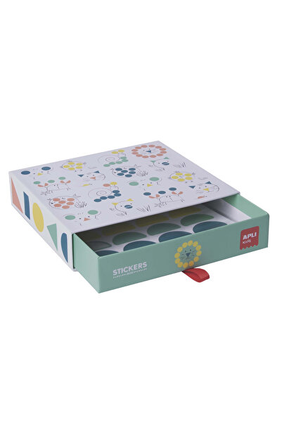 Apli Kids Set creativ de stickere - Forme geometrice cu animale
