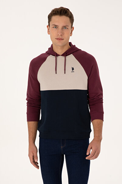 U.S. Polo Assn. Men's Burgundy Sweatshirt 50308130-Vr177