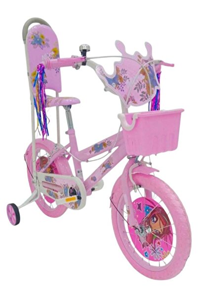 Toybox دراجة أطفال من Toy Box للبنات مقاس 14 بوصة مع عجلات تدريب وسلة (من عمر...