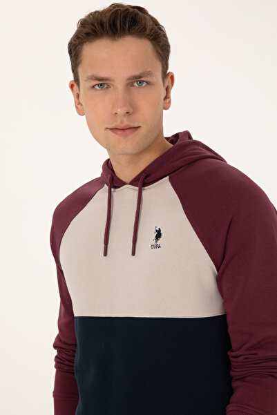 U.S. Polo Assn. Men's Burgundy Sweatshirt 50308130-Vr177