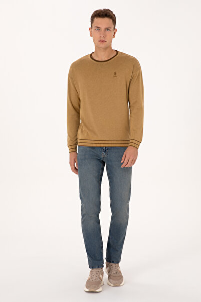 U.S. Polo Assn. Men's Mustard Sweater 50315022-Vr151