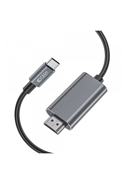 Universal Cablu audio și video USB-C - HDMI Tech-Protect Ultraboost, 2m, Negru