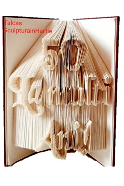 talcas Carte sculptată 50 - La mulți ani