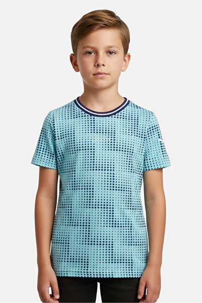 Puma Kids Boy Short Sleeve Allover Print T-Shirt, Multicolor