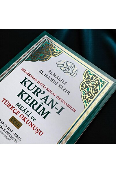 Furkan Neşriyat Cami Boy Üçlü Kuranı Kerim (arapça, Türkçe Okunuş Ve Türkçe M...