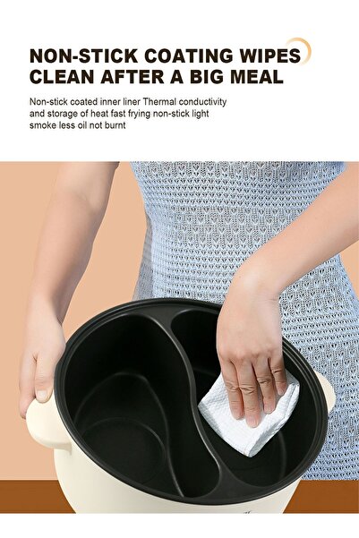 Cool Bear Electric Hot Pot 6L Household Large Capacity Electric Cooker Multifunctional Hot Pot All-in-one Pot