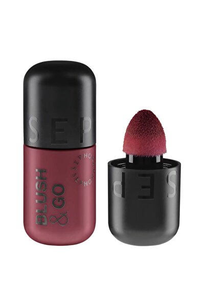 SEPHORA Blush & Go - Mat Bitişli Likit Allık Ultra ince sıvı doku, yoğun pigm...