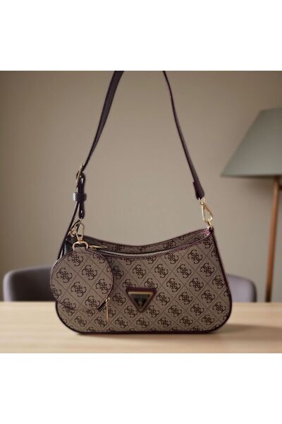 Gözde Mağazacılık حقيبة كتف نسائية بمقبض مزدوج قابل للتعديل