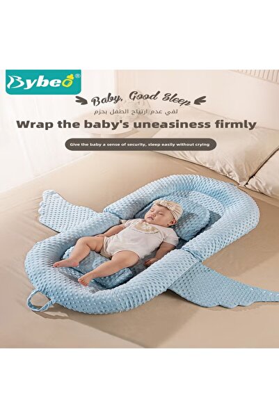 BYBEO Baby Nest Bed Infant Lounger with Anti-Reflux Feeding Set - Includes Toddler nests, Crib Wedge Pillo