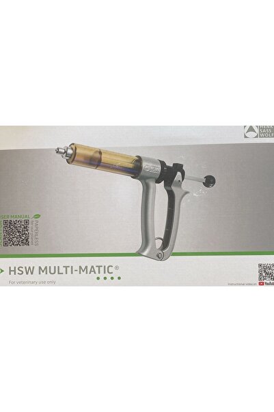 Henke SAS WOLF 50 ML (HENKE) Hazneli (1 ml-5 ml ayarlanabilir)Otomatik Enjekt...