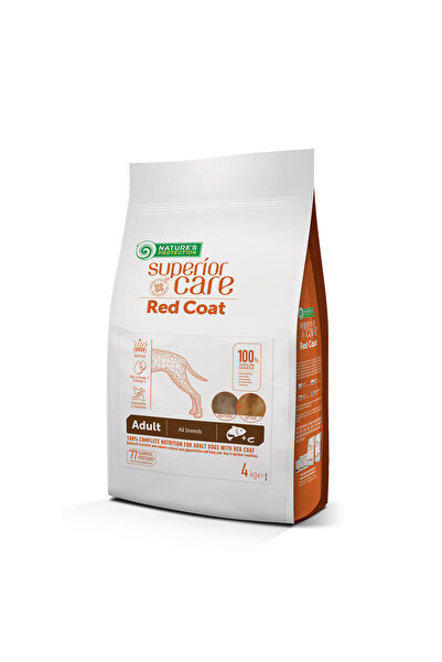 Nature's Protection Superior Care Kızıl Tüylü Köpekler için Tahılsız Somonlu Tüm Irklar Yetişkin Köpek Maması 4kg