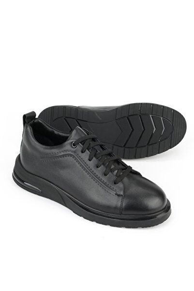 Ziya , Men's Genuine Leather Shoes 1531025Z2058 Black