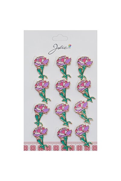 Flippy Set 12 Brose Martisor Garoafa Roz