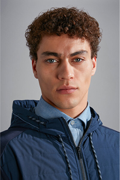 PAUL&SHARK MEN'S ZIPPED SWEATSHIRT C.WCOTTON