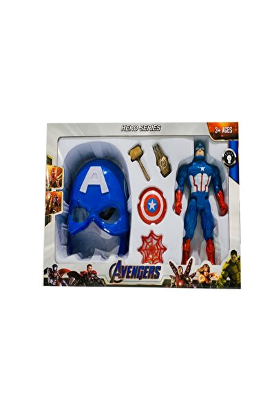 Toysea Exciting Avenger Hero Action Figure Set with Sounds and Box, Superhero Toy Set for Kids