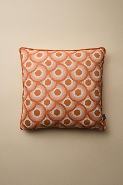 Vanilla Home Retroloop Patterned Piped Detail Throw Pillow Cover