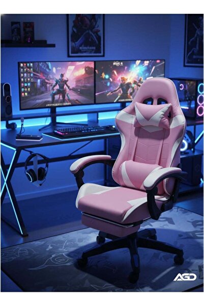 AGD High-Back Gaming Chair, Adjustable Ergonomic Computer Chair with Lumbar Support, Headrest