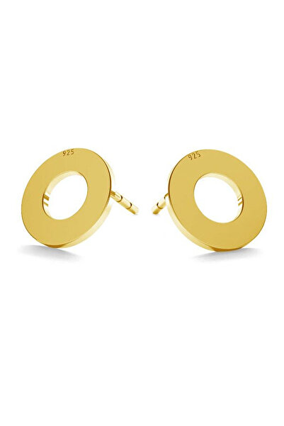 HANNY Cercei rotunzi din argint 925 placat cu aur 24K