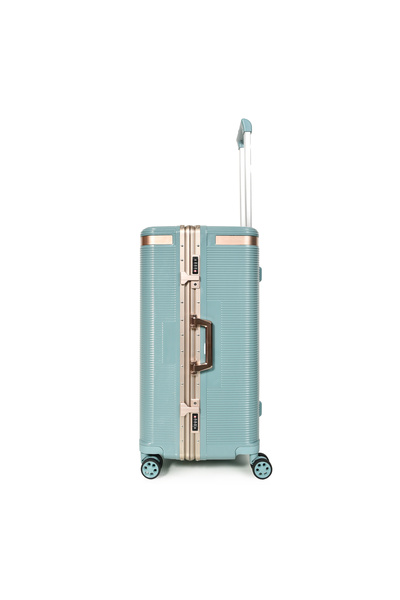 MORANO Modern travel bag made of polycarbonate material, 2 pieces (26/20 Inch)