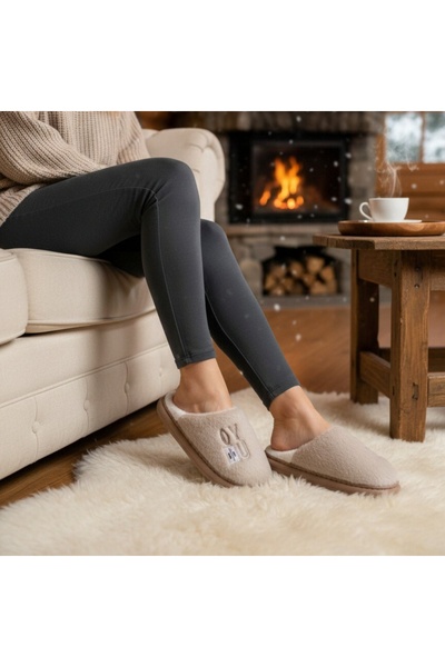 OEM Fluffy, warm and relaxing slippers for women, L707