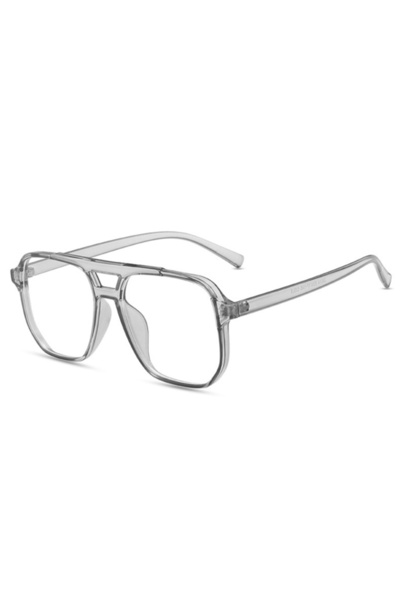 SKYDDAR INNOVATION Blue Light Protection Glasses Unisex/Women, Metal Frames, Modern Design, set sticker, Transparent